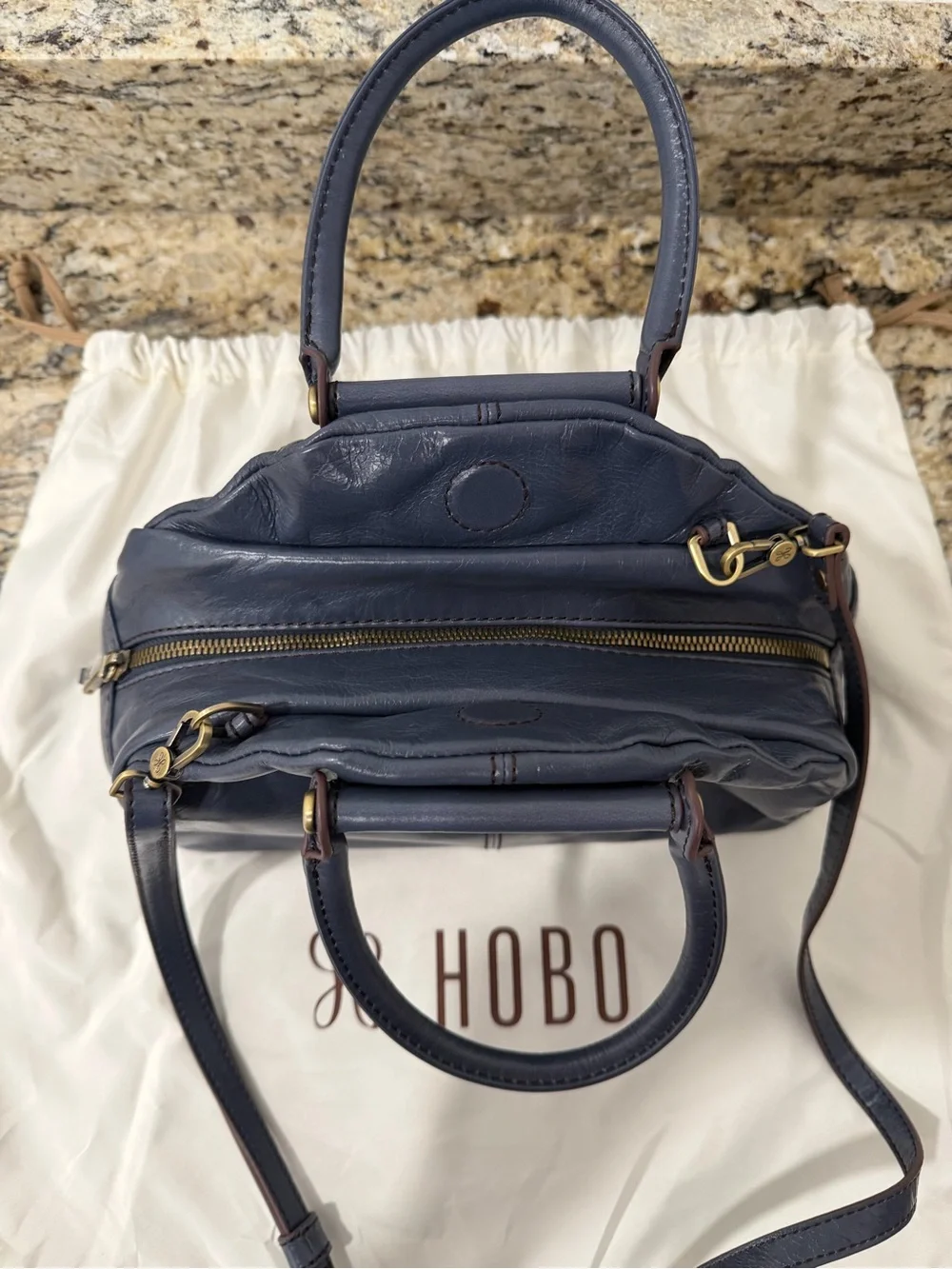 HOBO Sheila Drop Handle Satchel Purse Convertible Crossbody NWOT